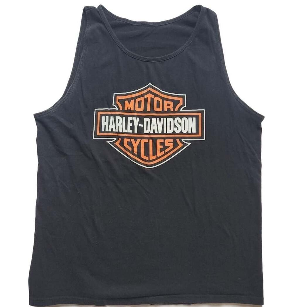 Harley-Davidson Bedford Texas Bar & Shield Logo Tank Top Black 2006